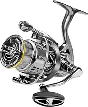 Fishdrops Saltwater Spinning Reel, 12+1BB Ultra Lightweight Powerful Fishing Reels, Metal Frame Carbon Fiber 30 LB Max Drag,5.5:1 High Speed Ultra Smooth for Freshwater and Saltwater Fishing