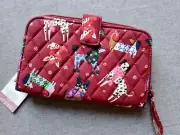Holiday Hounds Essential Tab Wallet NWT Vera Bradley-Dogs-Exact