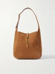 [SAINT LAURENT] SAINT LAURENT - Le 5 À 7 Supple Small Suede Shoulder Bag - Light brown - One size One size Brown