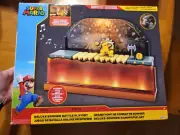 Nintendo Super Mario Deluxe Bowser Battle Figure Playset Lights Sound READ