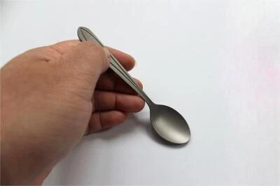 New1PC Pure Titanium Spoon Ultralight Portable Flatware Tableware OutdoorCamping