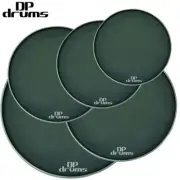 Mesh Double Ply Silent Drum Head Skin Rock Pack 22 10 12 16 14Snr DP Drums