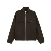 [Ami Paris] Ami Paris Concealed-hood Jacket S BROWN