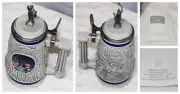 VINTAGE Avon Beer Stein America The Beautiful Statue of Liberty Pewter Top
