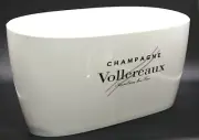 NEW VOLLEREAUX CHAMPAGNE THICK-WALLED WHITE LARGE JEROBOAM SIZE ICE BUCKET