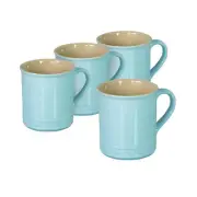 Chasseur La Cuisson Mug 350ml Set of 4 Duck Egg Blue