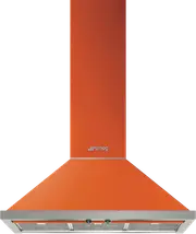 Smeg Portofino 90cm Canopy Rangehood Orange
