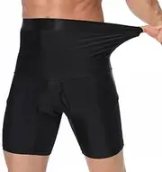 Body Sculpting Shorts for Men | Soft and Elastic Abdomen Belly Shaper Shorts,High Waist Slimming Shapewear with Compression Effect Dobooo