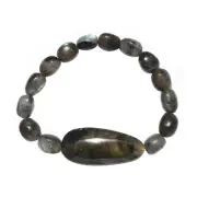 146.40 ctw Malagasy Labradorite Stretch Bracelet