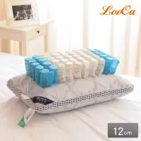 在飛比找momo購物網優惠-【LooCa】石墨烯抗菌天絲三段式獨立筒枕頭(1入)