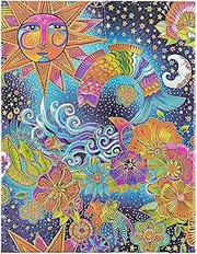 Celestial Magic (Whimsical Creations) Ultra Lined Hardback Journal (Wrap Closure)