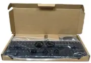 HP Lifestyle TPC-P001K USB Wired PC Black Keyboard with Mouse FAST SHIPPING
