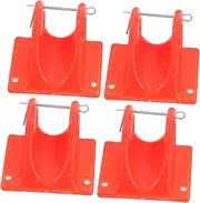 ASAKKURA 4pcs Climbing Rope Protectors Lightweight Mountaineering Rope Edge Protectors for Camping High-Altitude Work