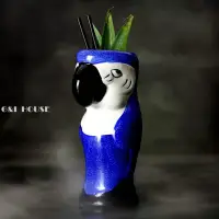 在飛比找蝦皮購物優惠-G&I HOUSE鸚鵡造型雞尾酒杯陶瓷杯 創意鸚鵡提基雞尾酒