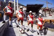 Eric Benoit Claude Puel Juan Ernesto Simon Dominique Bijotat 1983 OLD PHOTO 1