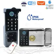 Digital Lock Fingerprint Zinc Alloy Keyless Bluetooth Waterproof Electronic Door