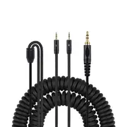 Replacement Headphone Cable With Coiled Design For Hifiman He400s/he-400i/he560//he-350/he1000/he100 Easy Storage