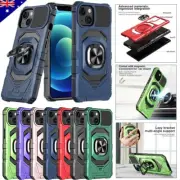 For iPhone 16 15 14 13 12 11 Pro Max XR 8 Plus Shockproof Armor Case Stand Cover