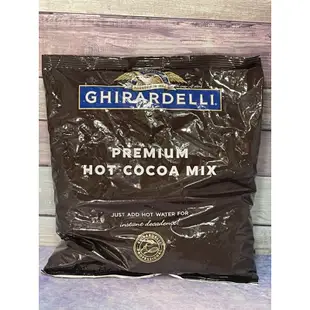 GHIRARDELLI 吉爾德利 鷹牌 濃情巧克力 尊爵無糖可可粉有糖 908g 2磅裝 巧克力粉 純可可 風味可可粉