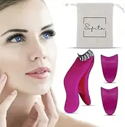 Sofita Eyelash Applicator Tool - 2 PCS Tweezers Clip for Fake Lashes, Lash Extension and Clusters (Pink)