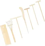 VANZACK 1Set Miniature Rakes for Zen Gardens Desktop Decorative Rakes for Mini Landscapes Accessories for Home Office Decor