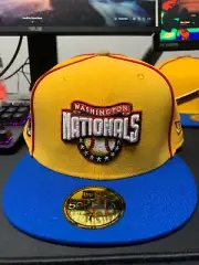Washington Nationals MLB Lids Hat Drop "Lasso" 59FIFTY 7 5/8