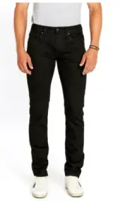 Buffalo David Bitton Men's Black SLIM ASH JEANS W32 L30 32X30