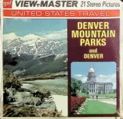 1970's DENVER MOUNTAIN PARKS 3d View-Master 3 Reel Packet NEW SEALED