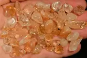 *BULK BUY* 150g CITRINE Tumbled Stones 105p Chips Mini Healing Crystals Calming