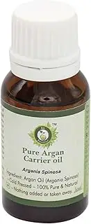 Argan Oil | Argania Spinosa | For Hair | For Face | Pure Argan Oil | 100% Pure Natural | Cold Pressed | 10ml | 0.338oz By R V Essential
