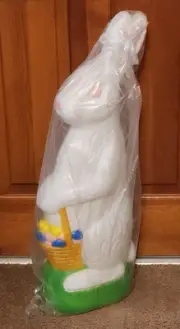 Vintage 1993 UnIon Products 31" DON FEATHERSTONE Easter Bunny Rabbit Blow Mold