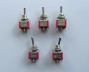 5x DPDT 6 Pin 3 Way ON/ON/ON Guitar Mini Toggle Switch SALECOM Car/Boat Switches
