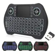 Backlit Mini Keyboard,2.4GHz Wireless Mini Keyboard with Touchpad Mouse Handh...