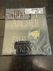 False Impression by Jeffrey Archer (2006, Compact Disc, Abridged edition) NEW