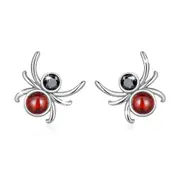 Solid 925 Signature Silver Charlotte Off The Web Stud Earrings