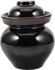 [PRETYZOOM] Household Ceramic Pickle Jar Multi Use Fermentation Container for Vegetables Food Storage and Honey Sturdy Design Easy to Clean Compact Kitchen Supply