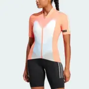 Size L- ADIDAS Women's The MARIMEKKO Cycling Jersey, Semi Coral.