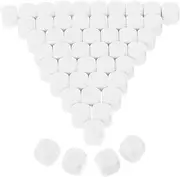 Kisangel 50pcs DIY Blank Square Dice Custom Math Manipulatives Acrylic Tabletop Gaming Dice Sets 16mm