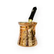 Handmade Copper Turkish Coffee Pot Cezve – Authentic Greek Arabic Espresso Maker