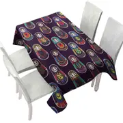 Matryoshka Russian Doll Pattern Tablecloth