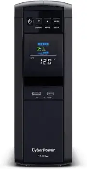 Cyberpower CP1500PFCLCD PFC Sinewave UPS System, 12 Outlets