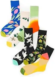[Generic] Male and female couples, fun food and pattern designs, 29 oil painting pattern choices, fashionable socks