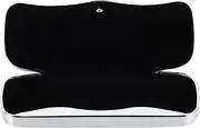 [EXAOMBLE] Glasses Case Travel Sunglass Holder Metal Case Sunglasses Travel Organizer Travel Glasses Storage Case Eyeglass Case Sunglass Case Hard Shell Eyewear Case Silver Aluminum