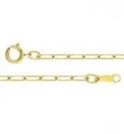 18 Inch - Gold Filled 2x5.5mm Flat Paperclip Chain - Finished Necklace