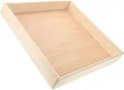 GETAJGHSD Portable Outdoor Sandbox for Compact Wooden Sand Tray with Storage Box Safe and Play Area for Childrens Outdoor Fun