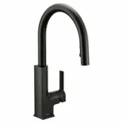 Moen STo One-Handle High Arc Pulldown Kitchen Faucet - Matte Black