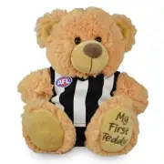 Collingwood Magpies AFL 'My First Teddy' Bear