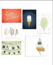 Hooray Birthday Note Cards Assortment