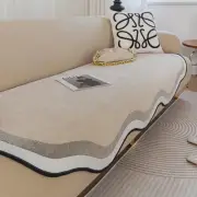 Solid Color Chenille Anti-cat Scratch Sofa Cover Non-slip Universal Sofa Towel