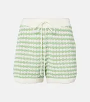 [Zimmermann] Zimmermann Everley knitted cotton-blend shorts AU 14 green